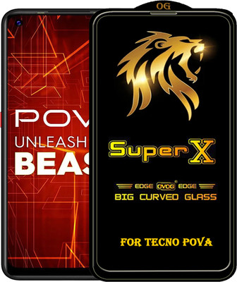 PFOAM Edge To Edge Tempered Glass for TECNO POVA(Pack of 1)