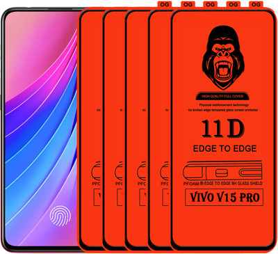 Rofix star Edge To Edge Tempered Glass for VIVO V15 PRO(Pack of 5)