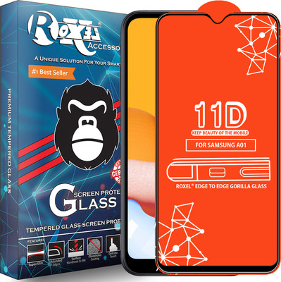 Roxel Edge To Edge Tempered Glass for Samsung Galaxy A01(Pack of 1)