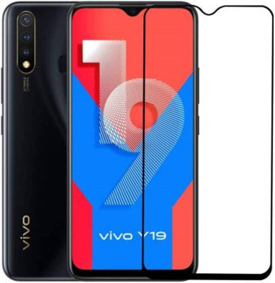 ChutPutMart Edge To Edge Tempered Glass for Vivo Y19(Pack of 1)