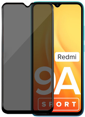HUPSHY Edge To Edge Tempered Glass for Redmi 9A Sport(Pack of 1)