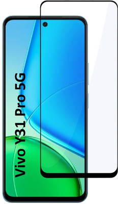 FwellT Edge To Edge Tempered Glass for Vivo Y31 Pro 5G(Pack of 1)