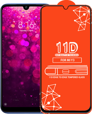 Roxel Edge To Edge Tempered Glass for Mi Y3(Pack of 1)