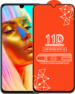 Roxel Edge To Edge Tempered Glass for Infinix Note 12I(Pack of 1)