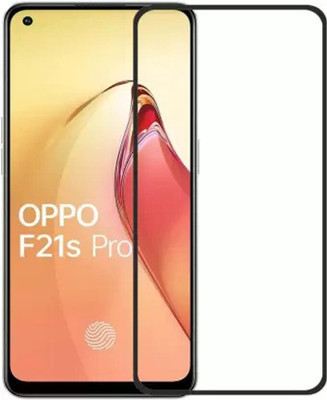 DMJHP Edge To Edge Tempered Glass for Oppo F21S Pro(Pack of 1)