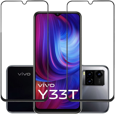 NSTAR Edge To Edge Tempered Glass for VivoY33T(Pack of 2)