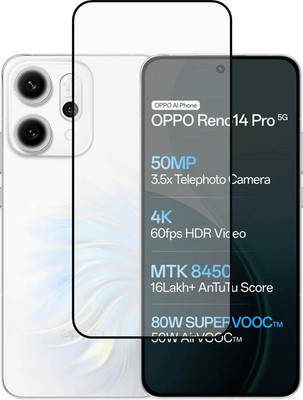 NEXZONE Edge To Edge Tempered Glass for OPPO Reno14 Pro 5G(Pack of 1)