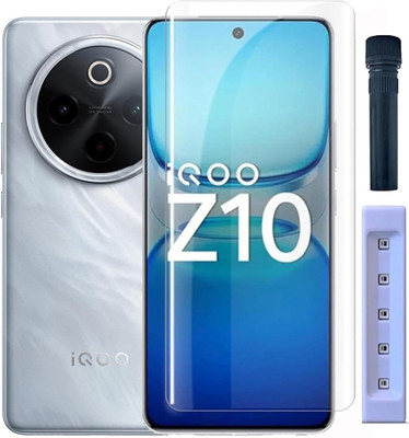Bulkwala Edge To Edge Tempered Glass for Premium Tempered Glass Screen Protector Guard Compatible For iQOO Z10 5G(Pack of 1)