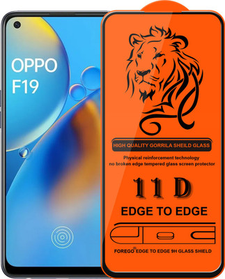 Forego Edge To Edge Tempered Glass for OPPO F19,OPPO F19s,SAMSUNG Galaxy A74G(Pack of 1)
