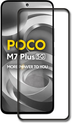 INFINITYWORLD Edge To Edge Tempered Glass for POCO M7 Plus 5G(Pack of 1)