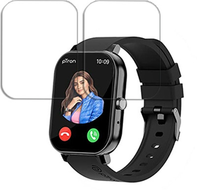ARBAN Edge To Edge Tempered Glass for PTron Force X10S 1.85 inch SMARTWATCH SCREEN GUARD(Pack of 2)