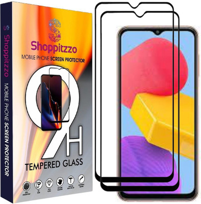 Shoppitzzo Edge To Edge Tempered Glass for SAMSUNG Galaxy M02,M02s,F02,F02s/*DuraGlass*Tempered Glass/Full Screen Coverage-Edge to Edge/9H(Pack of 2)