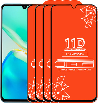 Qyist Edge To Edge Tempered Glass for Vivo S15E(Pack of 4)