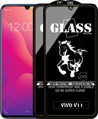PFOAM Edge To Edge Tempered Glass for VIVO V11(Pack of 2)