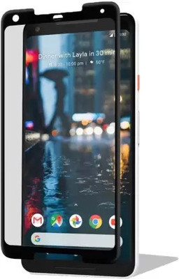 VISHZONE Edge To Edge Tempered Glass for GOOGLE PIXEL 2 XL(Pack of 1)