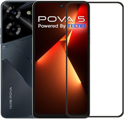 NSTAR Edge To Edge Tempered Glass for TECNO Pova 5, Tecno Pova 5(Pack of 1)