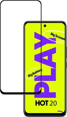 Ten To 11 Edge To Edge Tempered Glass for Infinix Hot 20 Play(Pack of 1)