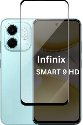 Fablue Edge To Edge Tempered Glass for Infinix Smart 9 HD(Pack of 1)