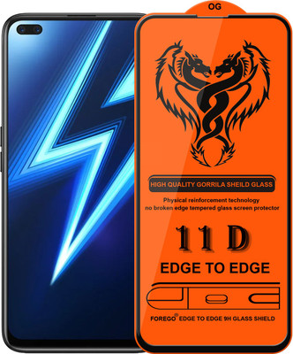 Forego Edge To Edge Tempered Glass for realme 6 Pro(Pack of 1)