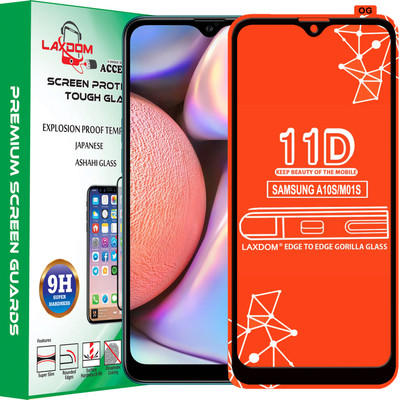 Laxdom Edge To Edge Tempered Glass for SAMSUNG GALAXY M01S(Pack of 1)