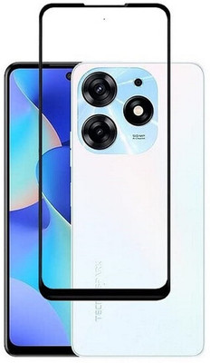 FwellT Edge To Edge Tempered Glass for Tecno Spark 10 Pro Moon Explorer Edition(Pack of 1)