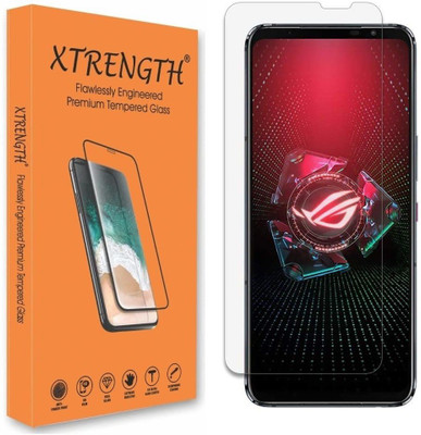 XTRENGTH Edge To Edge Tempered Glass for Asus ROG 5s Pro(Pack of 1)