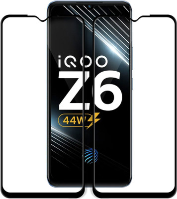 Flipkart SmartBuy Edge To Edge Tempered Glass for IQOO Z6 44W(Pack of 2)