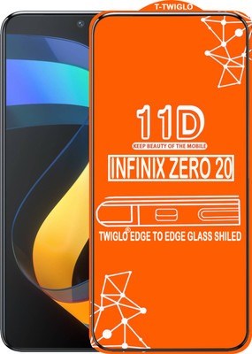 TWIGLO Edge To Edge Tempered Glass for INFINIX ZERO 20(Pack of 1)