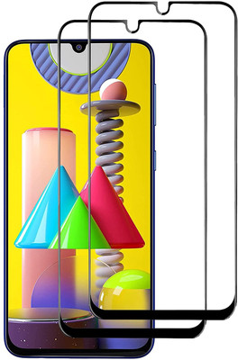 spaziogold Edge To Edge Tempered Glass for Samsung Galaxy M10s(Pack of 2)