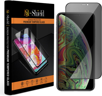 MS-Shield Edge To Edge Tempered Glass for Apple iPhone XS Max(Pack of 1)