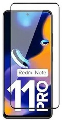 Nice Assoseries HUB Edge To Edge Tempered Glass for Mi Redmi Note 11 Pro 4g, Mi Redmi Note 11 Pro Plus 5G(Pack of 1)