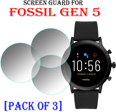 daffin Edge To Edge Tempered Glass for FOSSIL GEN 5(Pack of 3)