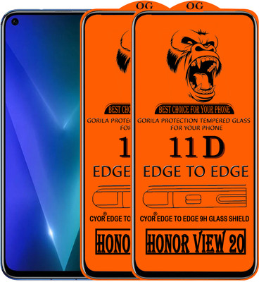 CYOR Edge To Edge Tempered Glass for HONOR VIEW 20(Pack of 2)