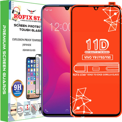 Rofix star Edge To Edge Tempered Glass for VIVO Y93(Pack of 1)