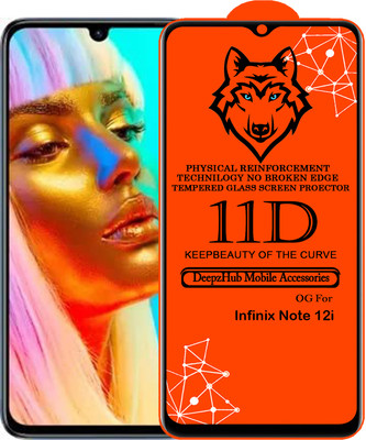 DeepzHub Edge To Edge Tempered Glass for Infinix NOTE 12i(Pack of 1)