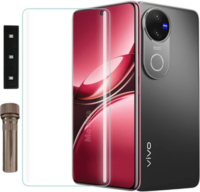 MB SHILD Edge To Edge Tempered Glass for vivo V50 5G, Vivo V50e 5G, 2.5D Curved Edge Premium Tempered Glass for Ultimate Protection(Pack of 1)