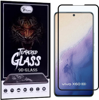 iKare Edge To Edge Tempered Glass for Vivo X60(Pack of 1)