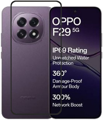 BRENZZ Edge To Edge Tempered Glass for OPPO F29 5G(Pack of 1)