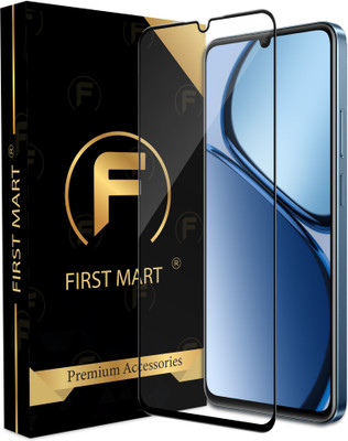 FIRST MART Edge To Edge Tempered Glass for Poco C75 5G, Poco C75(Pack of 1)