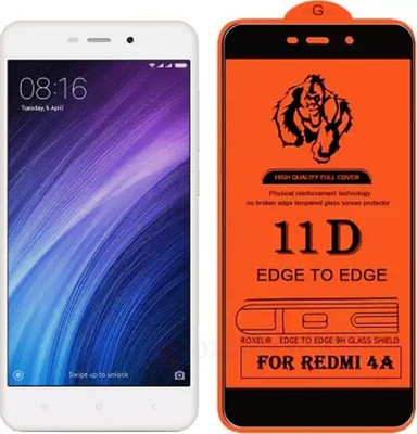 HIE POWER Edge To Edge Tempered Glass for Mi Redmi 4A (Gorilla-Glass-11D)(Pack of 1)