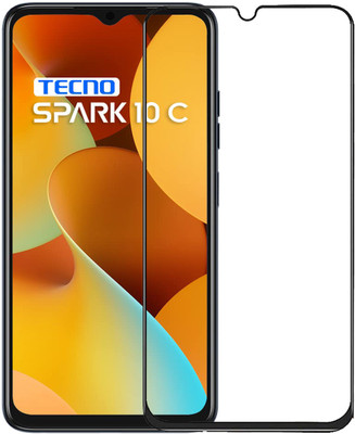 INFINITYWORLD Edge To Edge Tempered Glass for Tecno Spark 10C(Pack of 1)