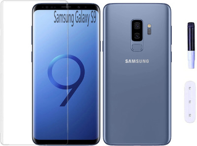 Mersal Edge To Edge Tempered Glass for Samsung Galaxy S9, UV Curved Screen Protector with Easy Installation Kit(Pack of 1)