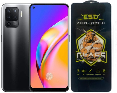 Resolute Edge To Edge Tempered Glass for Oppo F19 Pro Plus, ESD Tempered Glass, ESD Screen Protector, Anti Static, Screen Protector(Pack of 1)