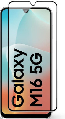 DMJHP Edge To Edge Tempered Glass for Samsung Galaxy M16 5G(Pack of 1)