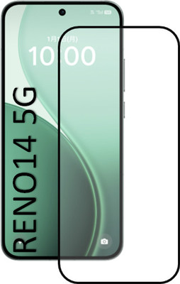 NEXZONE Edge To Edge Tempered Glass for OPPO Reno14 5G, OPPO Reno 14 5G(Pack of 1)