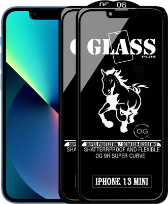 PFOAM Edge To Edge Tempered Glass for APPLE IPHONE 13 MINI(Pack of 2)