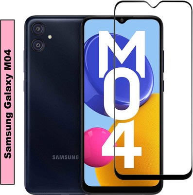 BRENZZ Edge To Edge Tempered Glass for SAMSUNG Galaxy M04(Pack of 1)