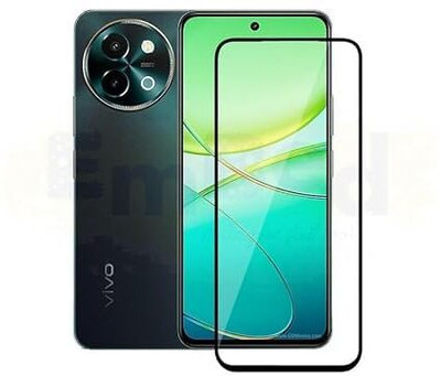 FONEDGE Edge To Edge Tempered Glass for VIVO Y38, Y27S, Y78T, Y100T, T3X, Y36 (4G/5G), and Y100.(Pack of 1)