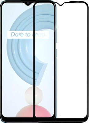 GLOBAL NOMAD Edge To Edge Tempered Glass for Realme C21, Realme C20, Realme C25(Pack of 1)