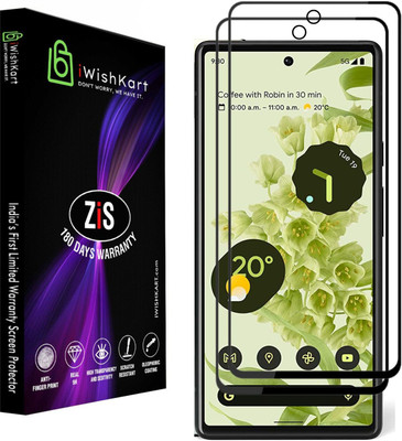 iWishKart Edge To Edge Tempered Glass for Google Pixel 6a, Google Pixel 6a 5G(Pack of 2)